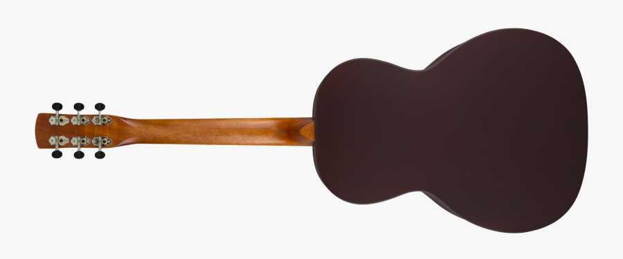 Clipart Guitar Brown Guitar - Fender Malibu Player Burgundy Satin, Transparent Clipart