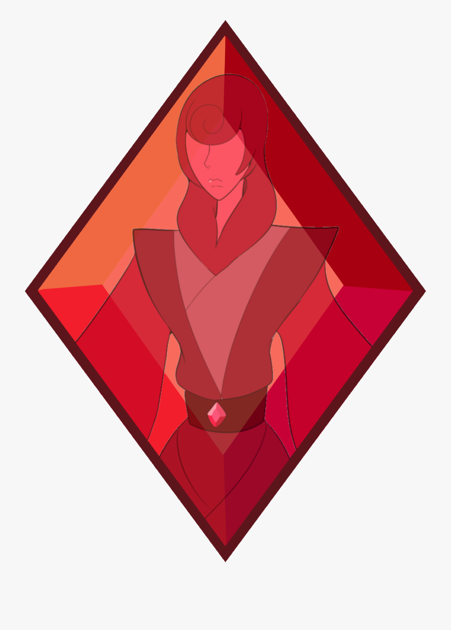 Diamond Drawing Red - Illustration, Transparent Clipart