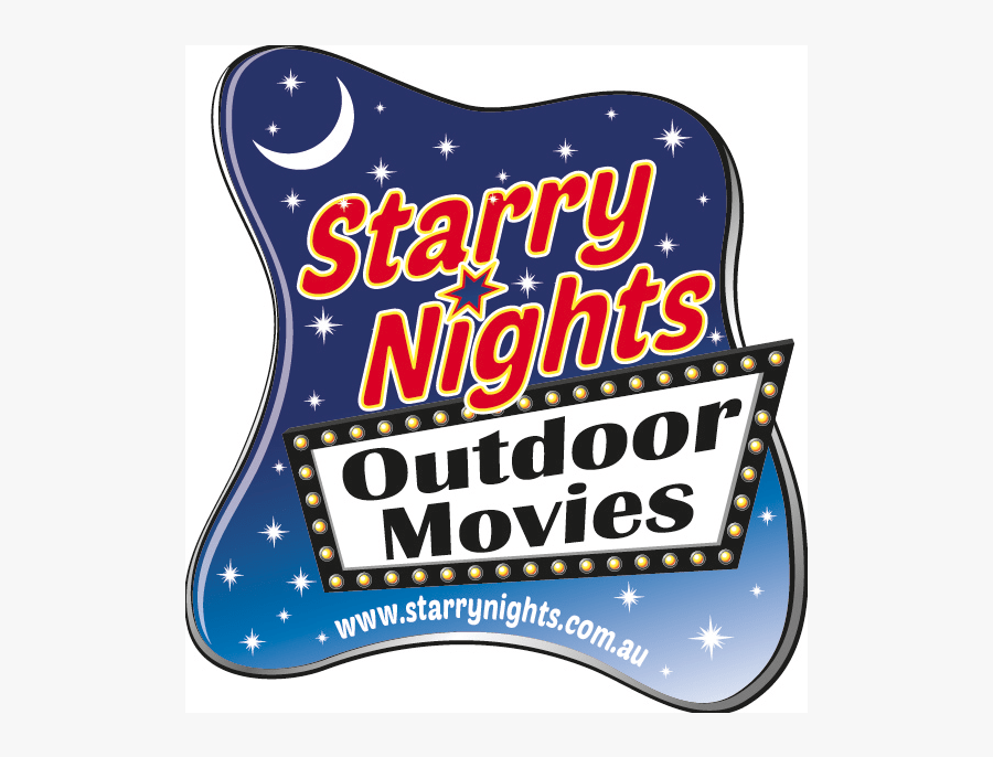 Starry Nights Outdoor Movies, Transparent Clipart