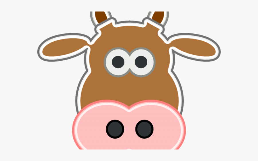 Transparent Cow Head Clipart, Transparent Clipart