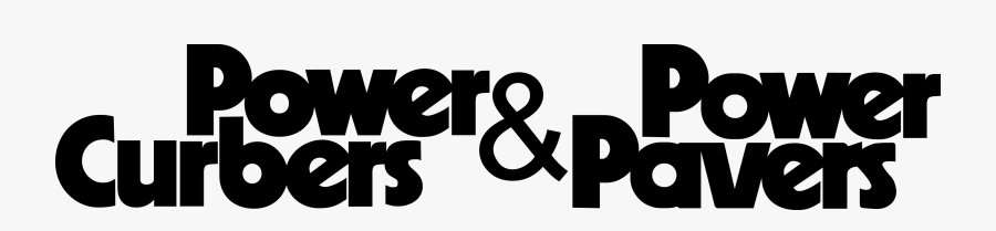 Power Curbers And Power Pavers Logo, Transparent Clipart