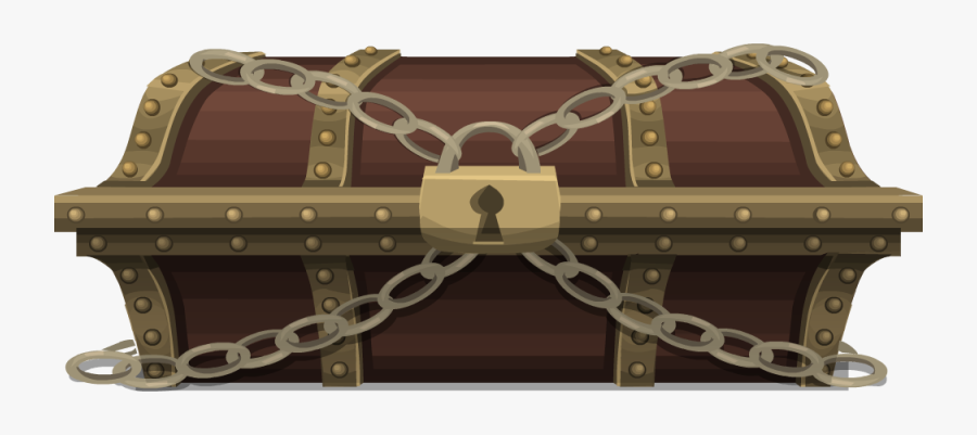 Chest Png Images Free - Locked Treasure Chest Png, Transparent Clipart