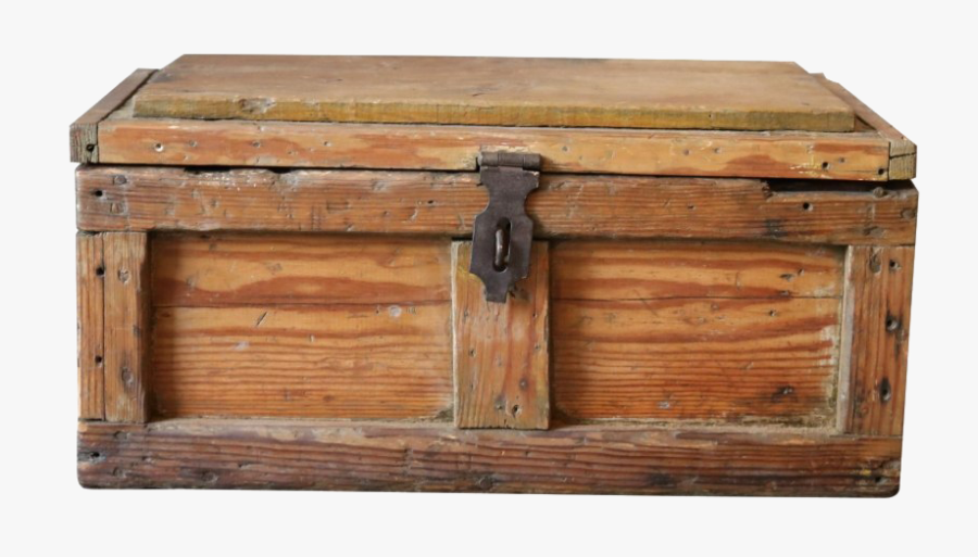 Closed Treasure Chest - Wooden Chest Transparent Background, Transparent Clipart