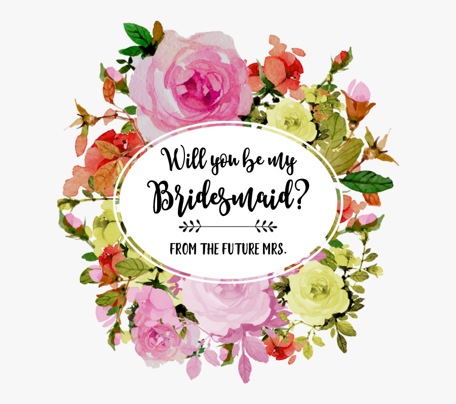 Garden Clipart Label - Floral Border Design Png, Transparent Clipart