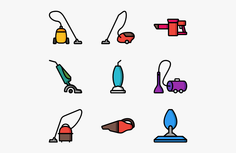 Vector Vacuum Cleaner - Vacuum Cleaner Cartoon Png, Transparent Clipart