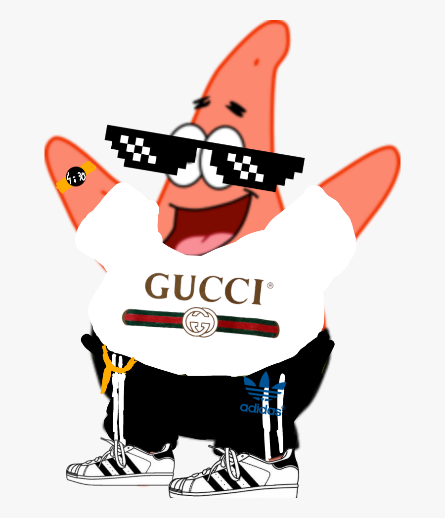 #gucci #presiż #patrykrozgwoazda #xddd #funny - Cartoon, Transparent Clipart