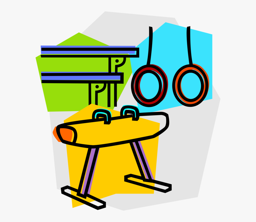 Gymnastics Clipart Parallel Bar - Gym Met Kinderen, Transparent Clipart