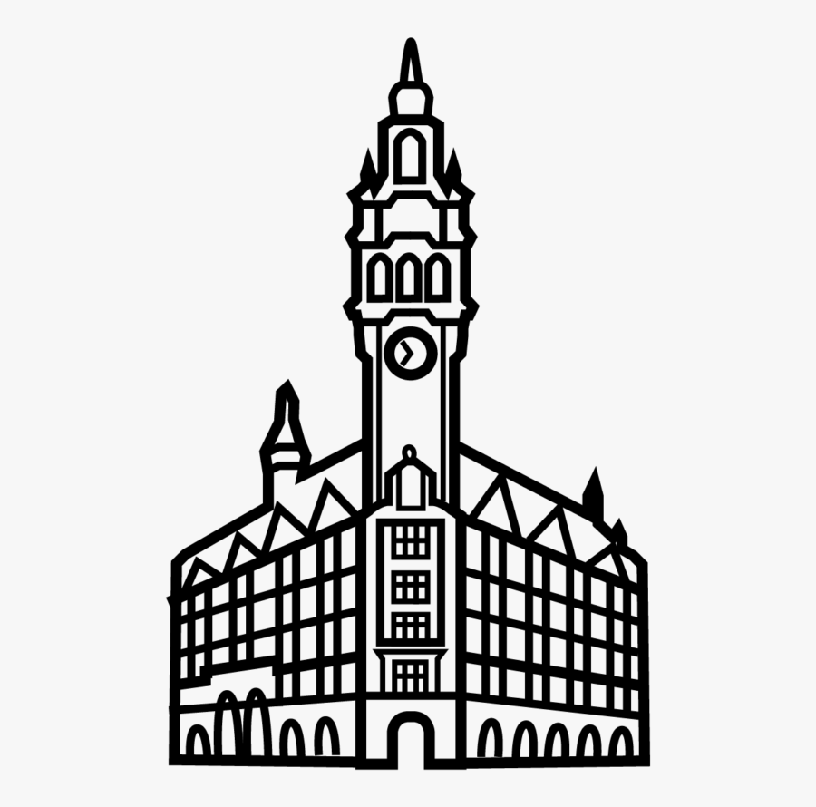 Clock Tower, Transparent Clipart