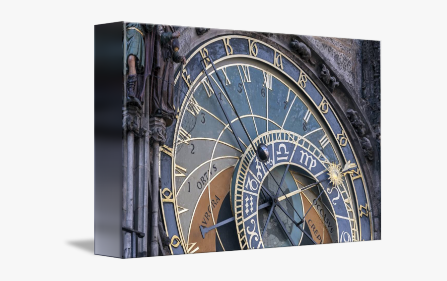 Clip Art Astronomical By Fernando Barozza - Prague Astronomical Clock, Transparent Clipart