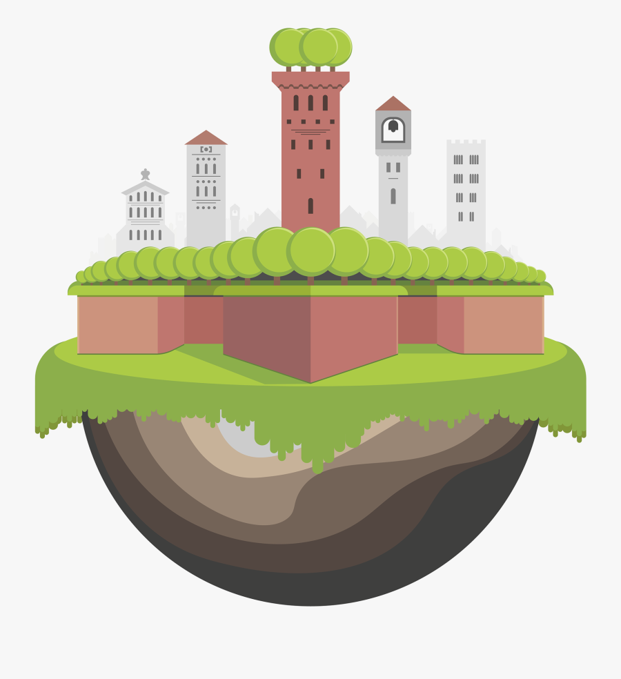 Batman And Tower Guinigi For Lucca Comics & Games - Illustration, Transparent Clipart