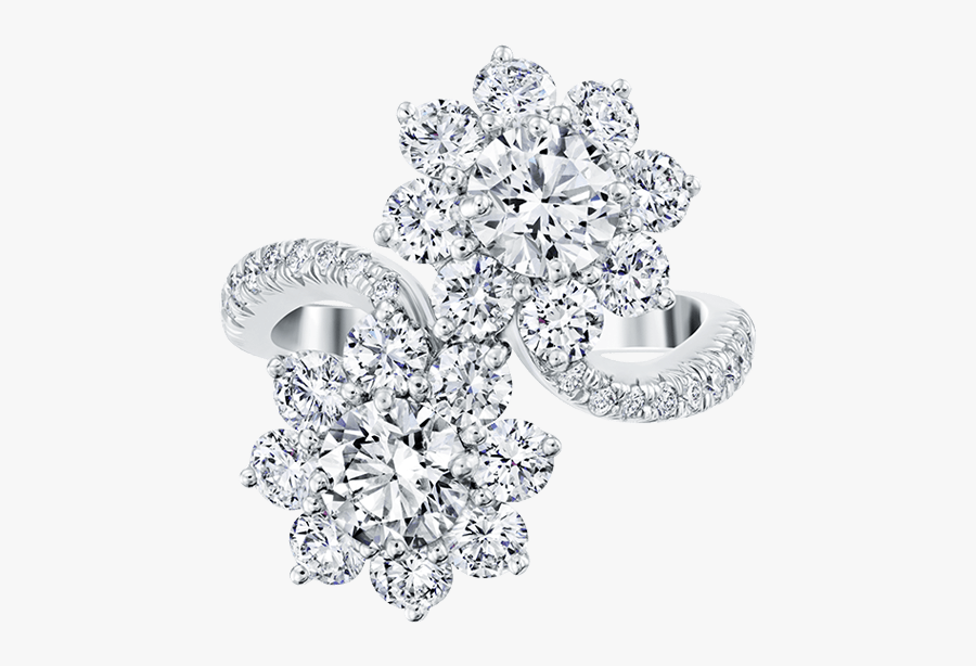 Harry Winston Double Sunflower Ring, Transparent Clipart