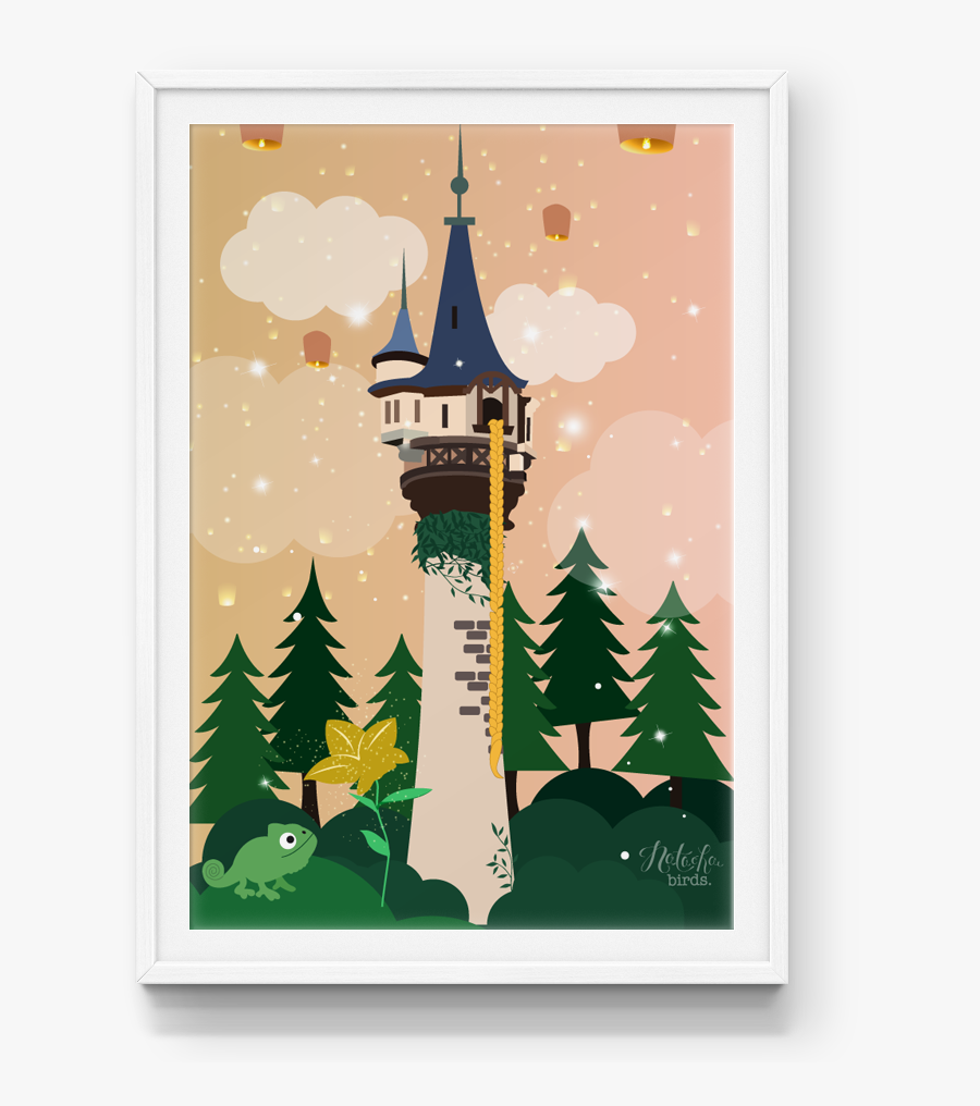 Transparent Disney Cinderella Castle Clipart - Fond D Écran Iphone Raiponce, Transparent Clipart