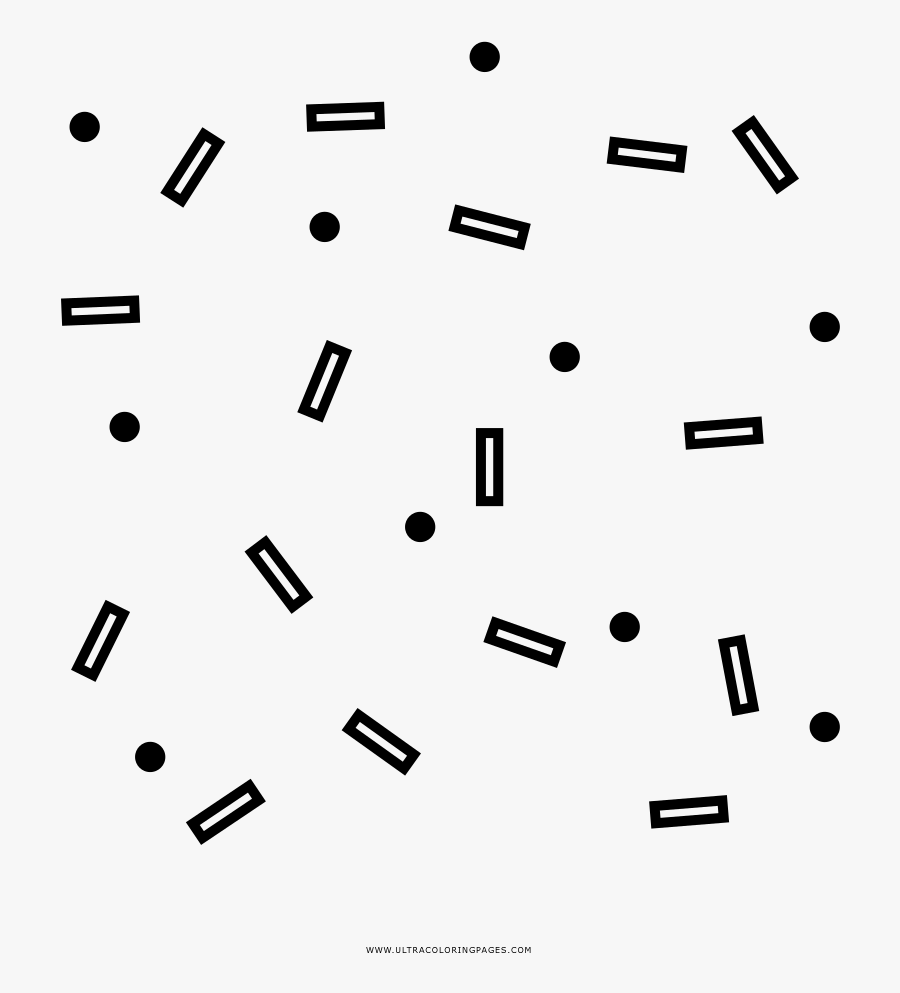 Paper Coloring Book Pattern Confetes Para Colorir Free Transparent Clipart Clipartkey