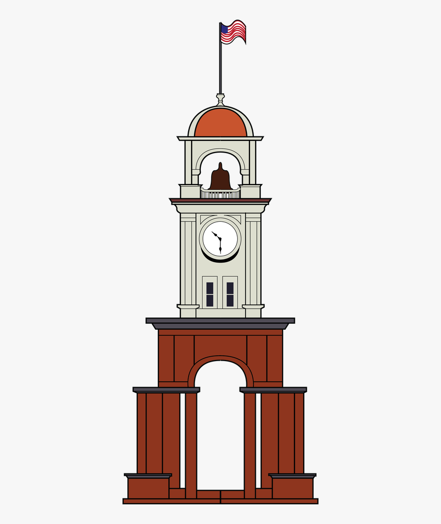 Clock Tower, Transparent Clipart