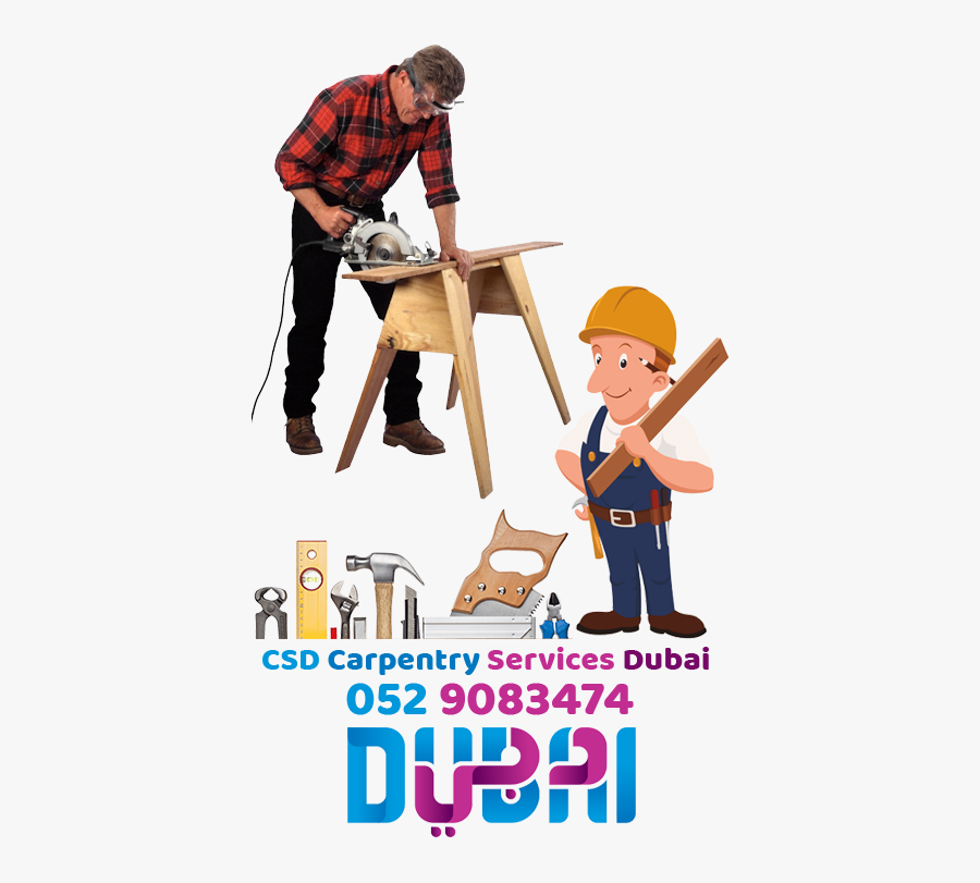 Carpentry Services Dubai Website Title, Transparent Clipart