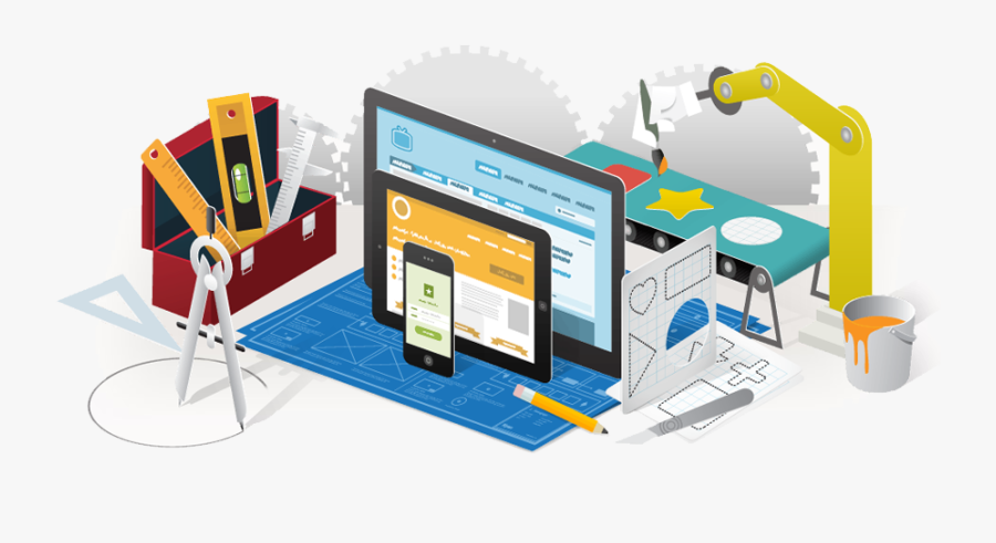 Web Design And Development Course , Transparent Cartoons - Design Background Website Png, Transparent Clipart