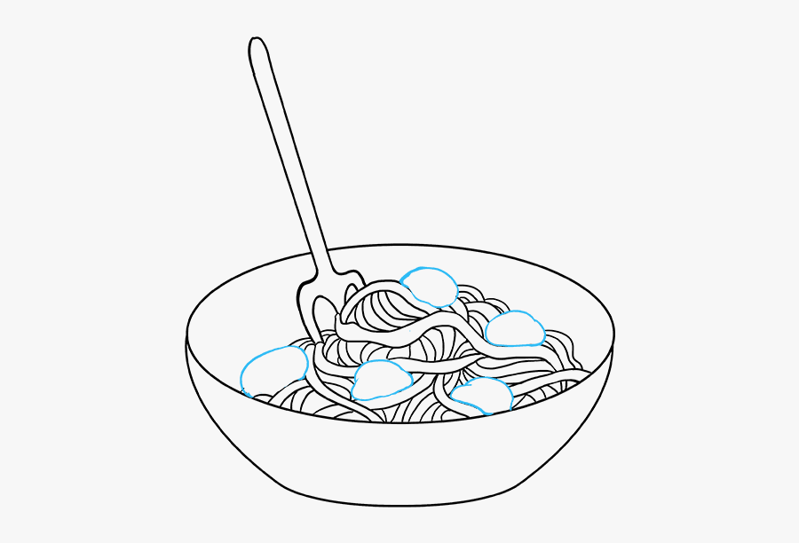 Easy To Draw Spaghetti, Transparent Clipart