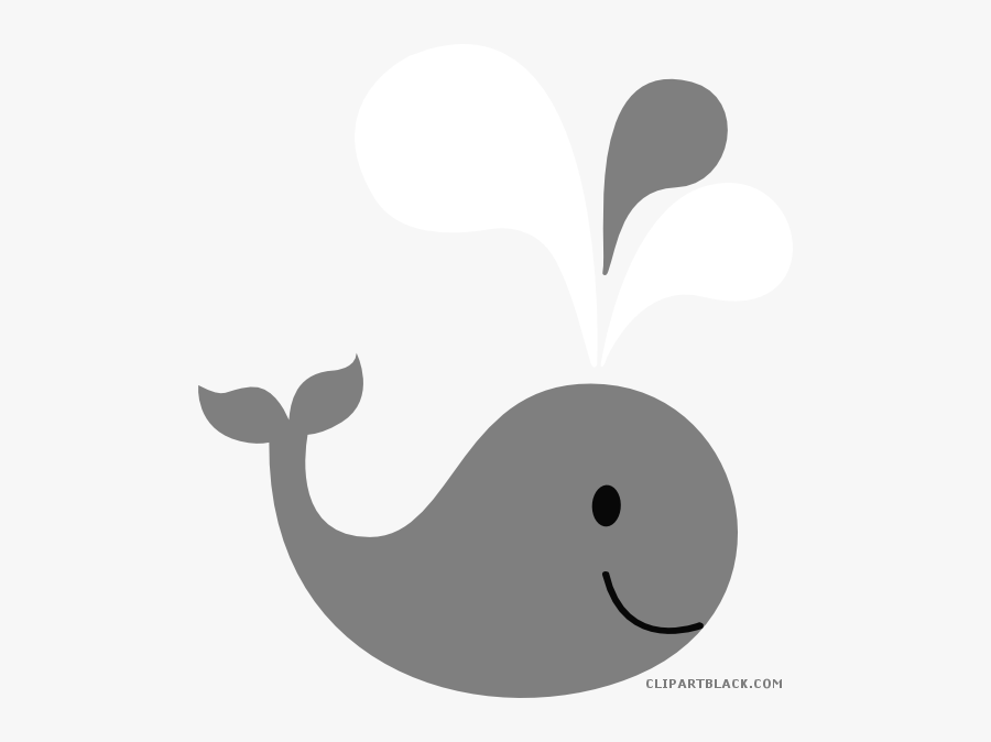 Grayscale Clipartblack Com Animal - Pink Whale Clip Art, Transparent Clipart