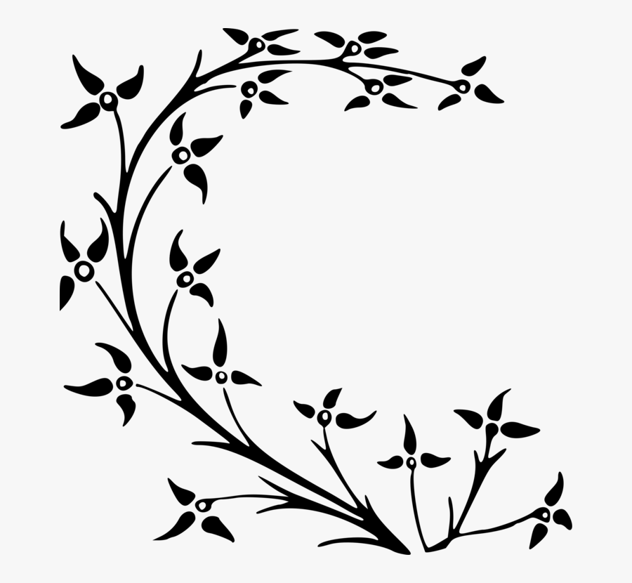 Symmetry,monochrome Photography,petal - Leaf Pattern Leaf Design Drawing, Transparent Clipart