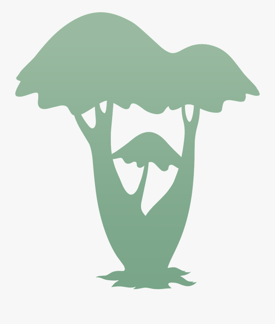 Trees Green Silhouette Free Picture - Portable Network Graphics, Transparent Clipart