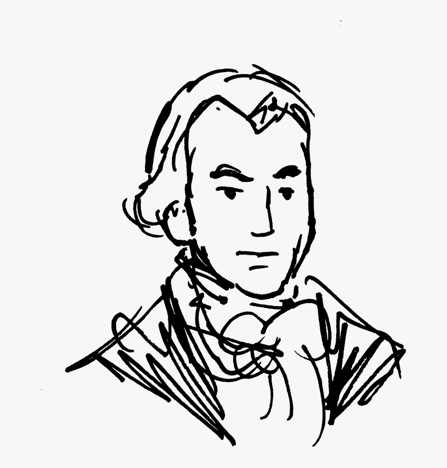 James Madison - James Madison Head Drawing, Transparent Clipart