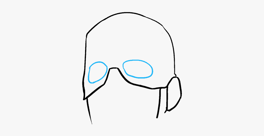 How To Draw Captain America - Sketch, Transparent Clipart