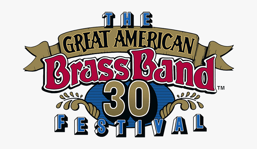 Gabbf 30th Logo Trans - Great American Brass Band Festival, Transparent Clipart