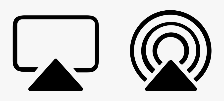 Airplay Icon Png, Transparent Clipart