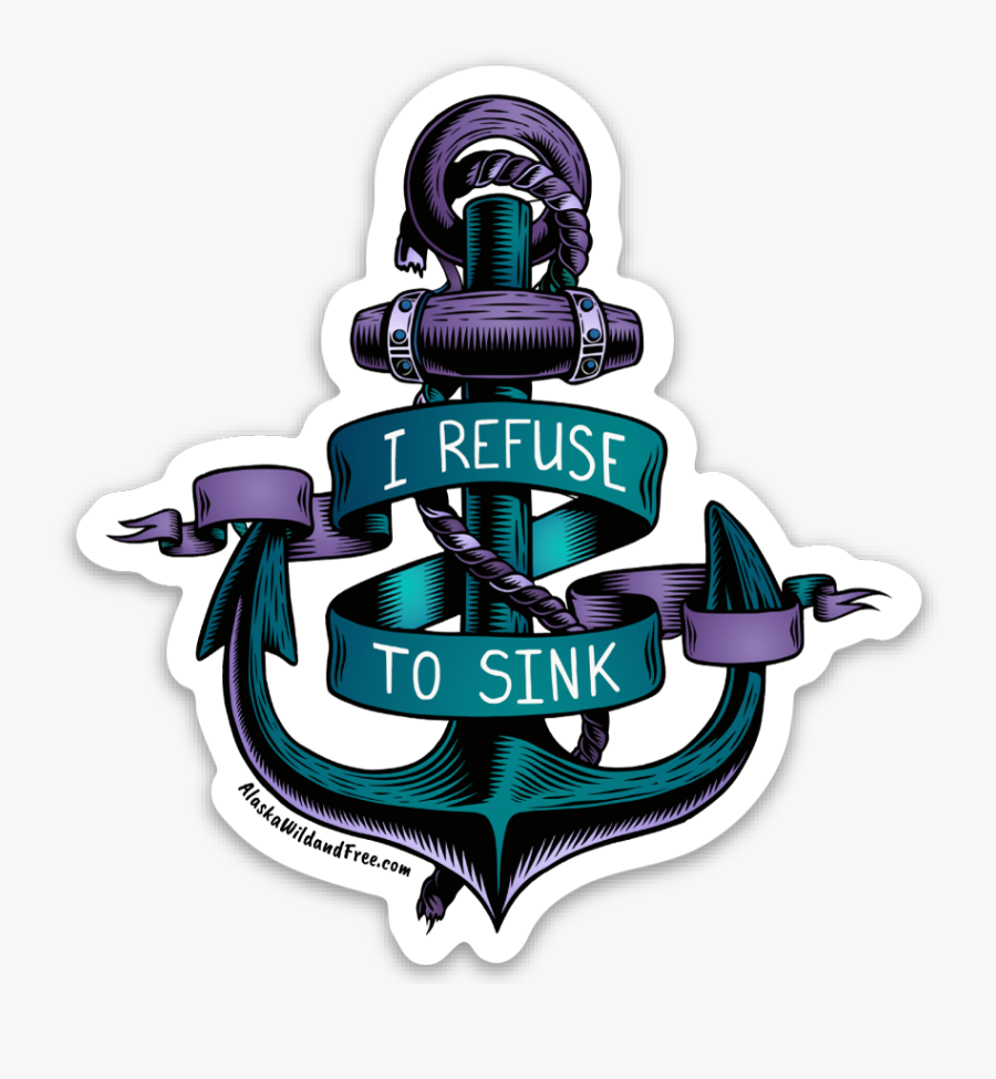 Refuse To Sink Anchor, Transparent Clipart