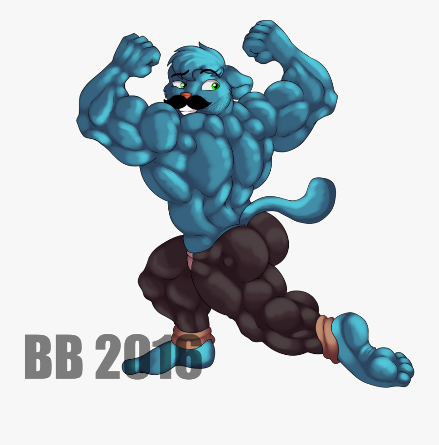Transparent Gumball Png - Buff Gumball, Transparent Clipart