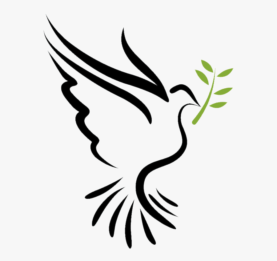 Bible Doves As Symbols Holy Spirit Columbidae - Holy Spirit Dove Logo, Transparent Clipart