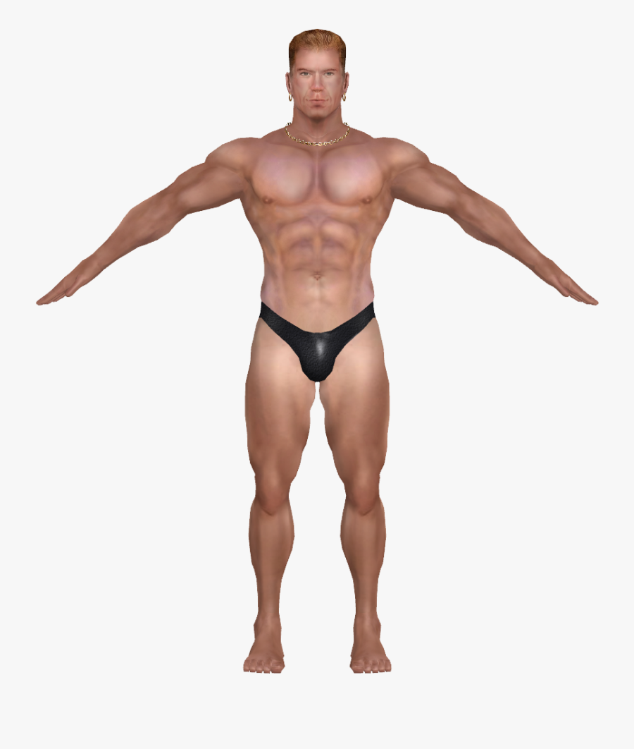 Jockstrap - Muscle Man Transparent Background, Transparent Clipart