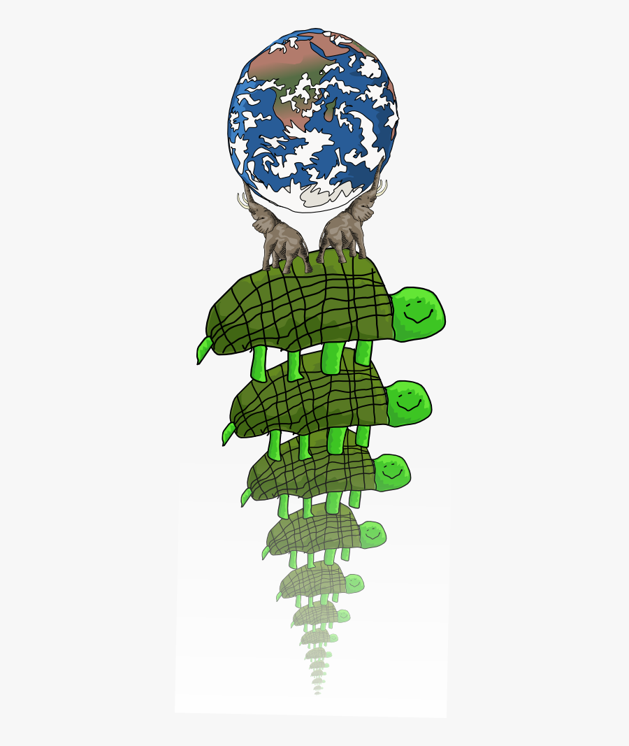 Turtles All The Way Down Clipart, Transparent Clipart