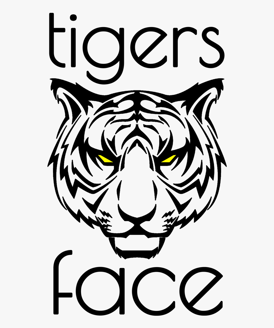 Tiger Head Wname - Black Tiger Logo Png, Transparent Clipart