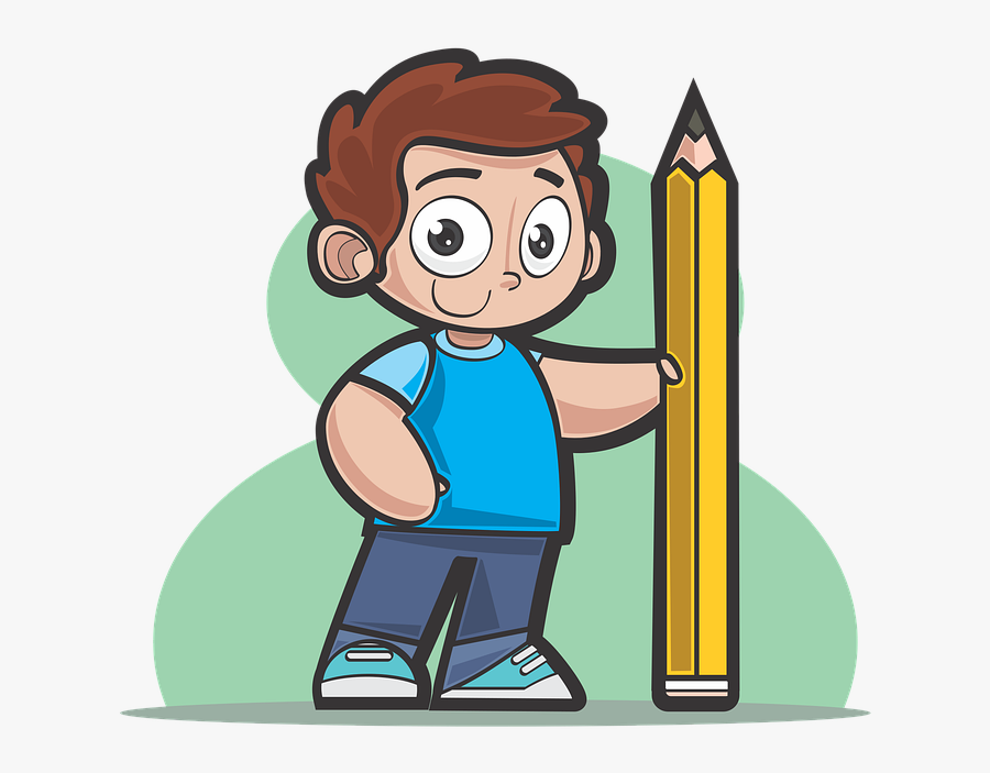Boy, Pencil, Drawing, School, Student, Person, Teenager - Actividades Con Regletas Para Imprimir, Transparent Clipart