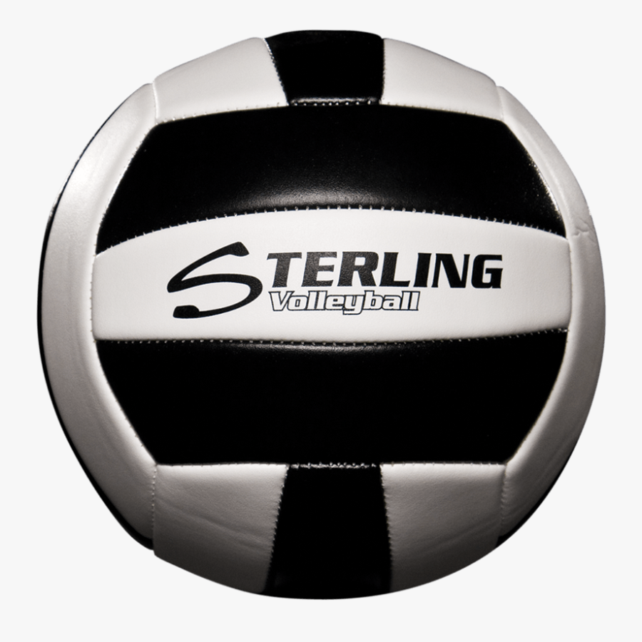 Black And White Volleyball - Maroon And White Volleyball Png, Transparent Clipart