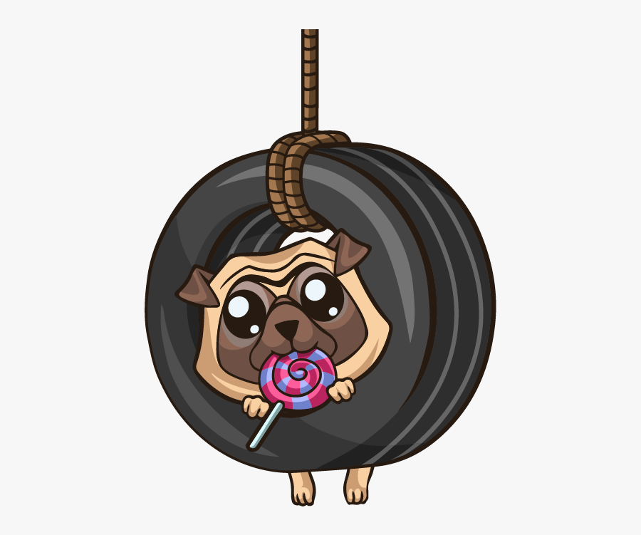 Bb Pl Puppy Pug-01 - Cartoon, Transparent Clipart