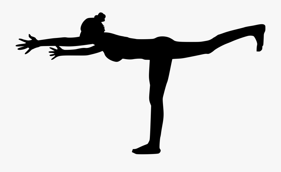 Yoga Silhouette No Background, Transparent Clipart