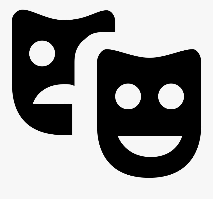 Transparent Comedy And Tragedy Masks Png - Smiley, Transparent Clipart