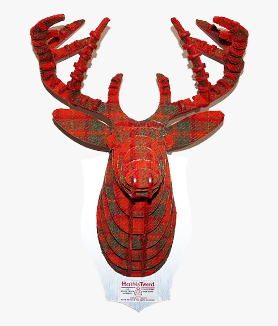 Large Harris Tweed Stag Sculpture"
 Class="lazyload - Elk, Transparent Clipart