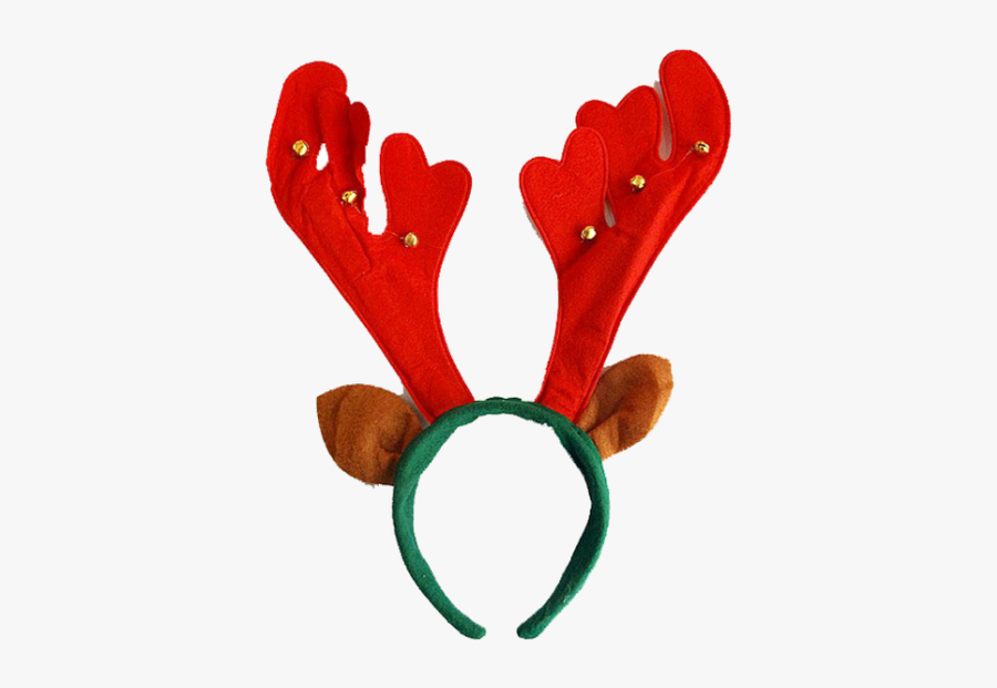 Reindeer Antler Christmas Rudolph - Reindeer Antlers Headband Png, Transparent Clipart