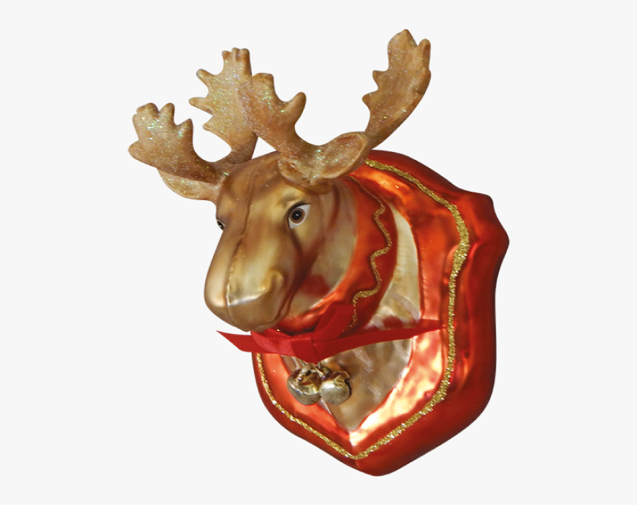 Transparent Reindeer Head Png - Reindeer, Transparent Clipart