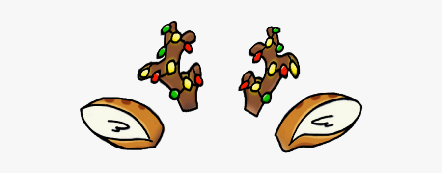 Christmasiscoming Reindeer Antlers Overlay Uglysweaters, Transparent Clipart