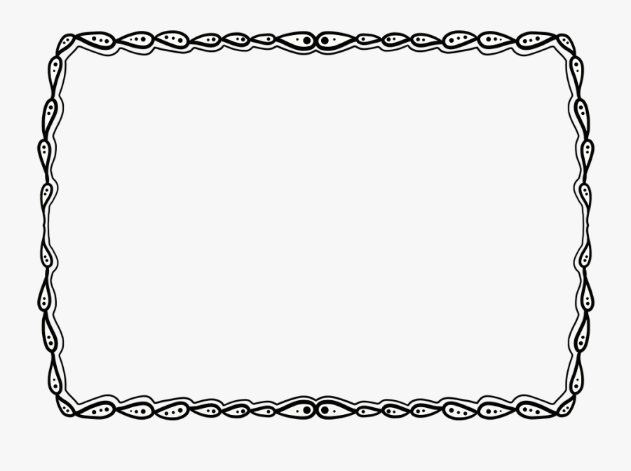 Doodle, Sketch, Artistic, Drawn, Design, Border, Frame - Line Art, Transparent Clipart