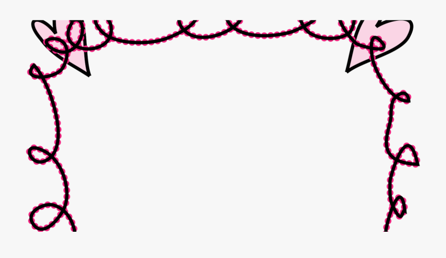 Clipart Frame With Hearts, Transparent Clipart