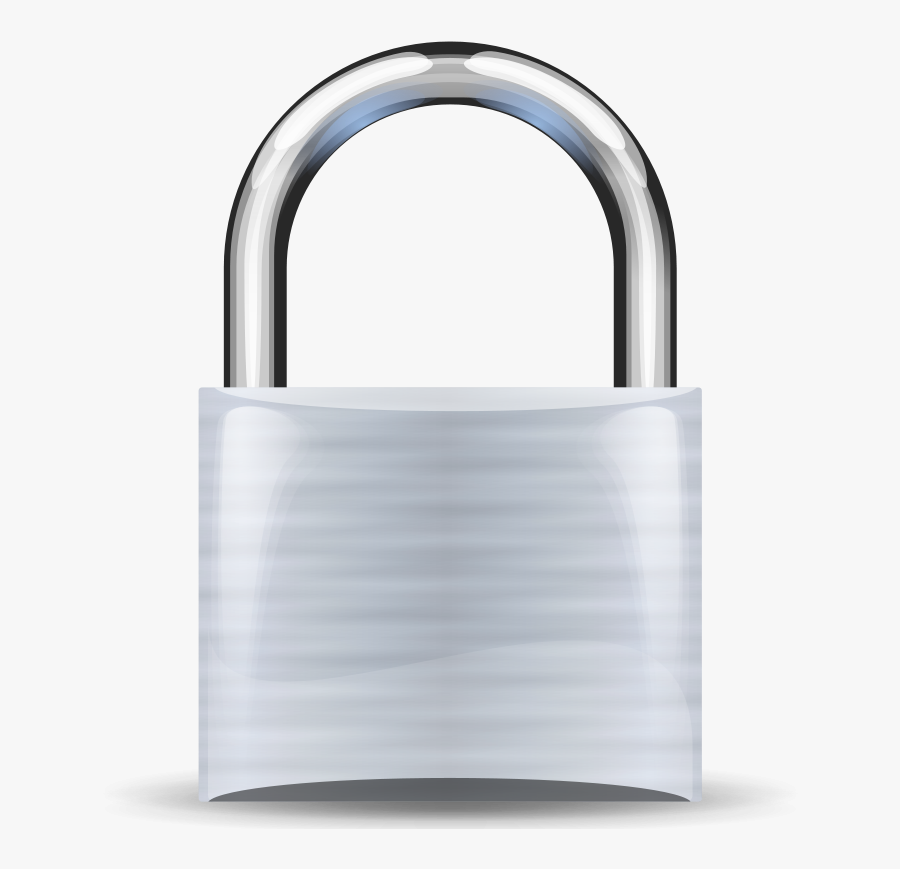 Padlock Silver Light - Silver Lock Clipart, Transparent Clipart