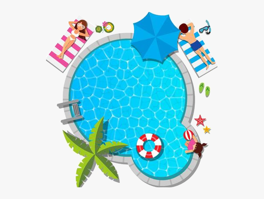 Summer Swimming Pool Clipart, Transparent Clipart