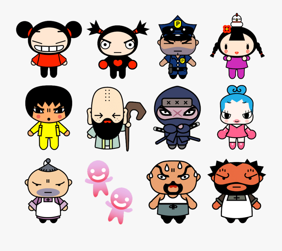 Pucca And Garu Characters, Transparent Clipart