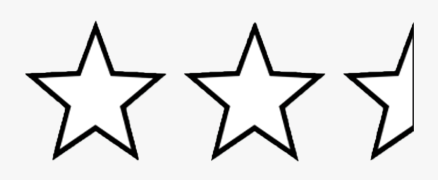 Star Image Black And White, Transparent Clipart