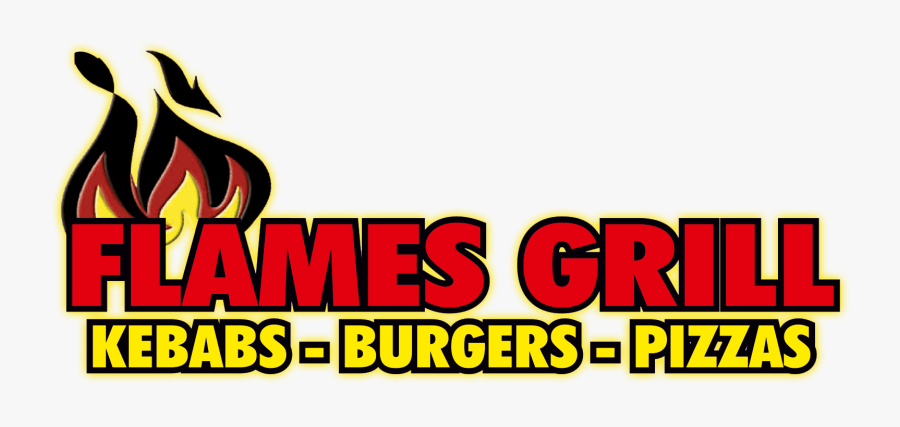 Flames Clipart Flaming Grill - Flame Grill Logo, Transparent Clipart